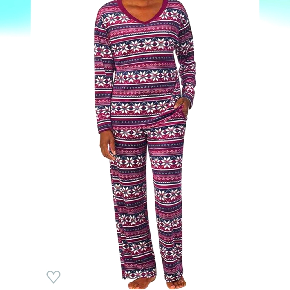 Women's Nautica 2 Piece Sleepwear Set, X-Large